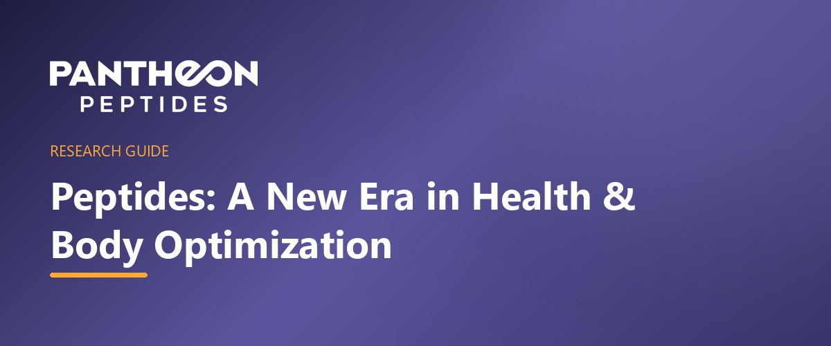 Peptides: A New Era in Health & Body Optimization